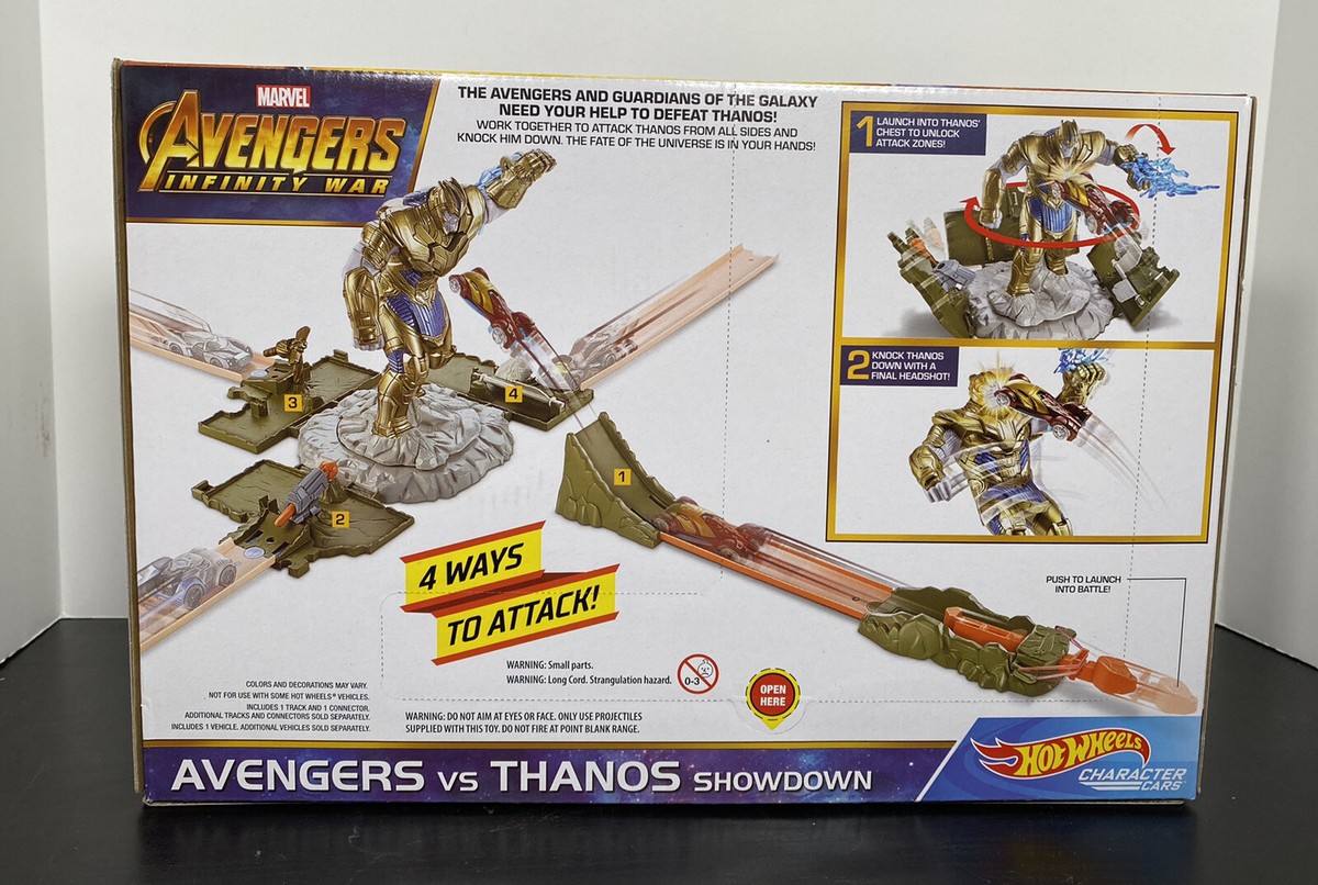 2017 Hot Wheels Avengers: Infinity War AVENGERS vs THANOS Showdown  Playset