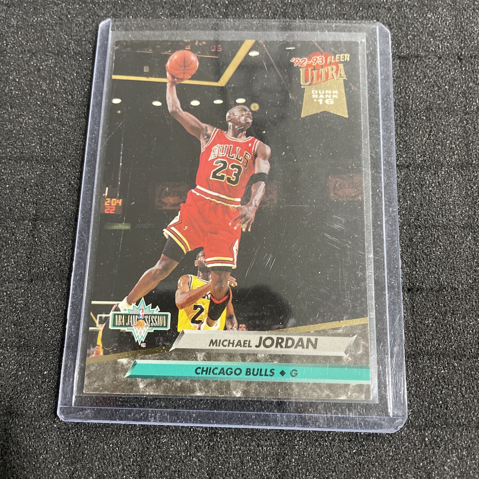 Michael Jordan 216 Ultra Fleer Dunk Rank 16 Chicago Bulls 92-93