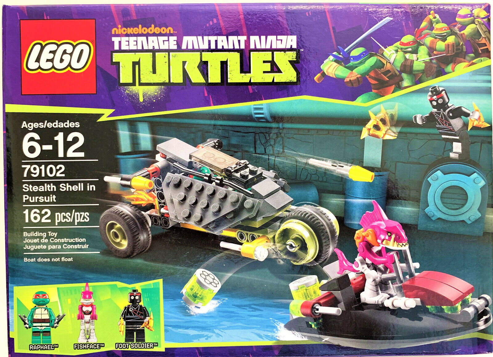 LEGO 79102 Teenage Mutant Ninja Turtles Stealth Shell in Pursuit New Sealed