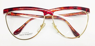 RARE! Laura Biagiotti V88 59S VINTAGE 80er Jahre Brille/Eyeglasses/Frame