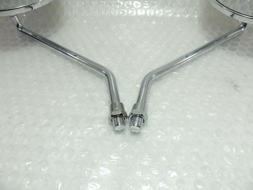 Par de espejos retrovisores Yamaha RD125 RD350 DT175 DT250 DT400 RZ350 RS100 FS1 XT500 10mm NUEVO - Imagen 4 de 8