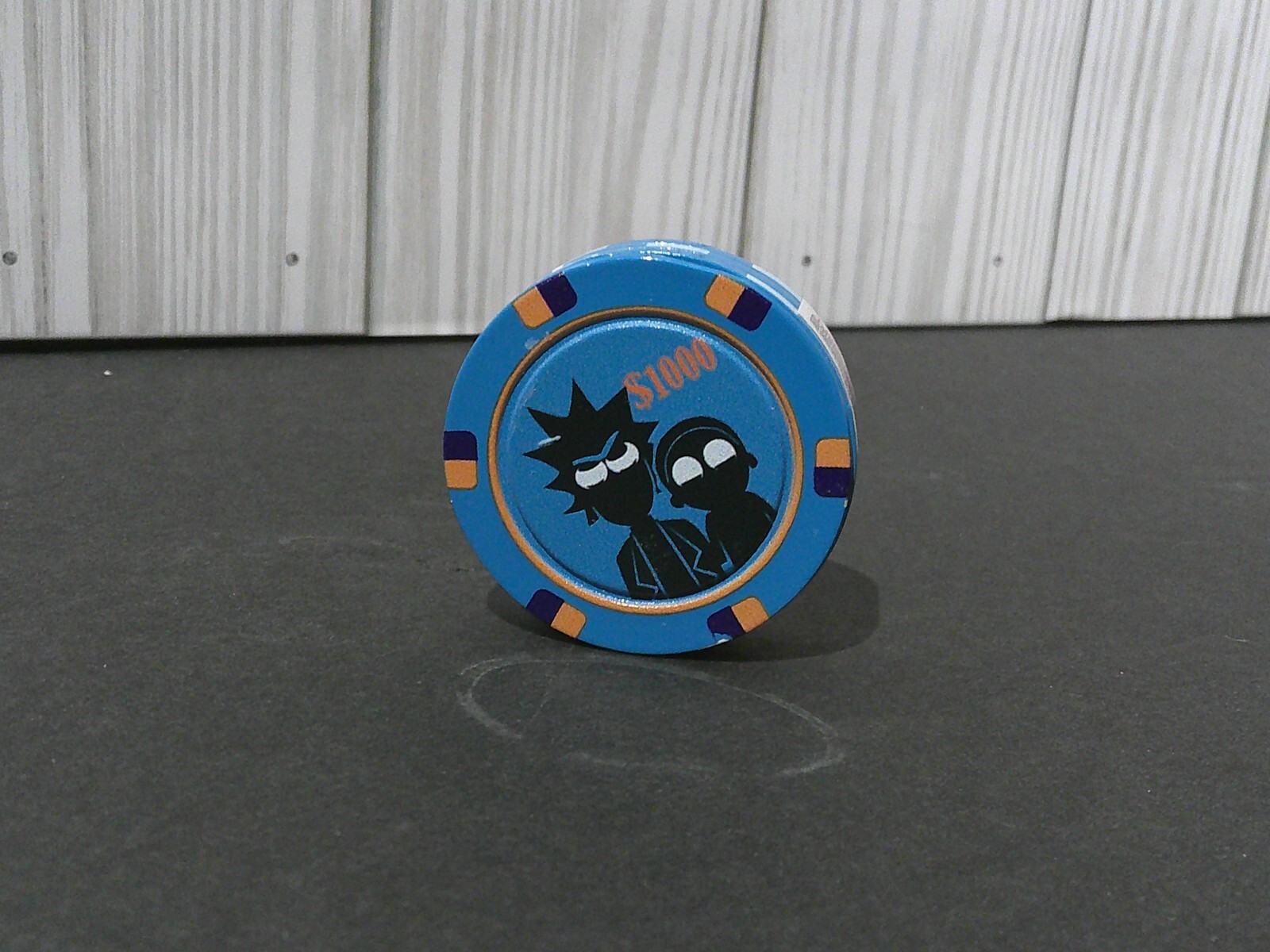 Round Poker Chip Style Lighter/$1000