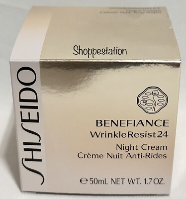 Shiseido Benefiance WrinkleResist24 Night Cream Full Size 1.7oz