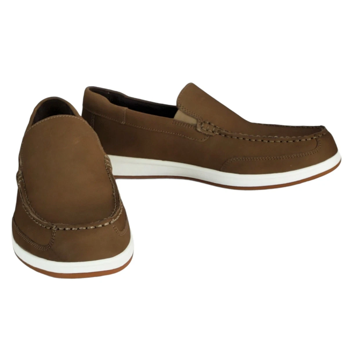 Cole haan mens dalton 2 gore slip on loafer milkshake nubuck brown