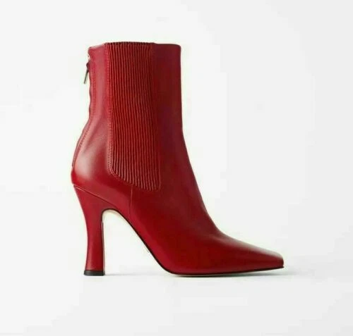 Stivali da donna rossi Zara