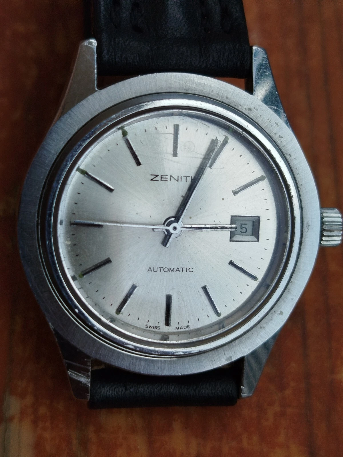 Zenith — VINTAGE ZENITH AUTOMATIC 30mm LADIES STEEL WATCH