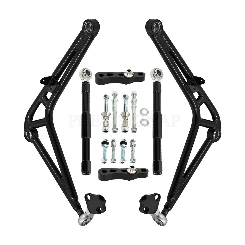 2x Front Steering Drift Lower Control Arm Wide Angle Kit Fit BMW E46 PZ006310-51 - Image 3 of 4