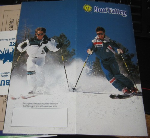 Sun Valley Idaho | 1980's/90's Ski Brochure Trail Map Pamphlets Bald Mountain - Picture 2 of 4