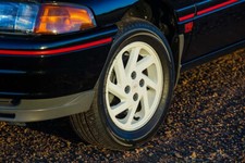 Ford Laser TX3 14" Factory Alloy Wheel centre caps 1990 to 1994 KF KH Sampan