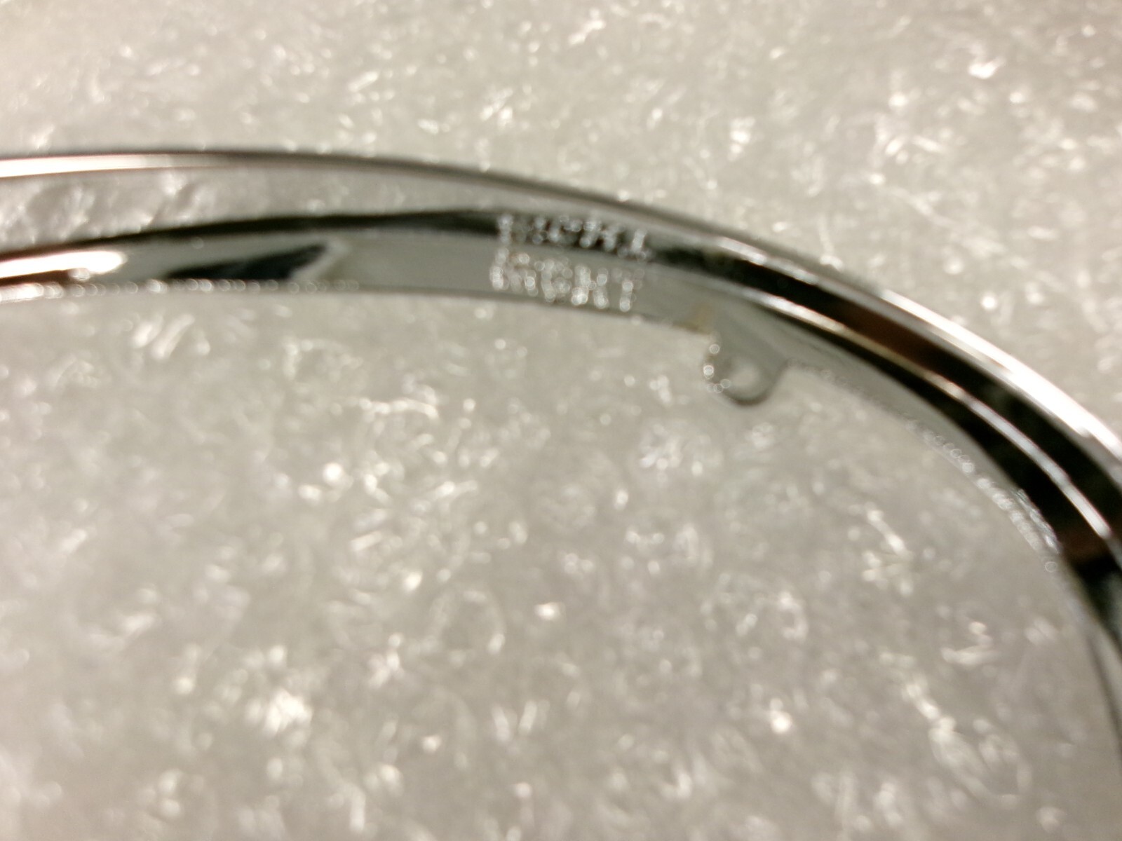 BENTLEY CORNICHE TAIL LIGHT CHROME TRIM RIGHT PASSENGER 2000 2001 2002 PM24362PA