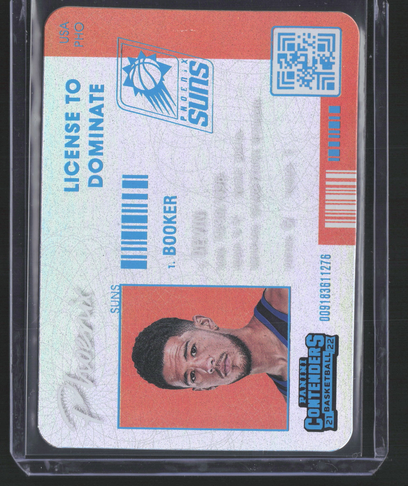 2021-22 Contenders Devin Booker License to Dominate Case Hit #19