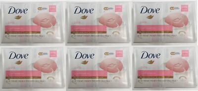 6 x Dove Pink Beauty Seife 4 x 90g (insgesamt 24 Seifen)