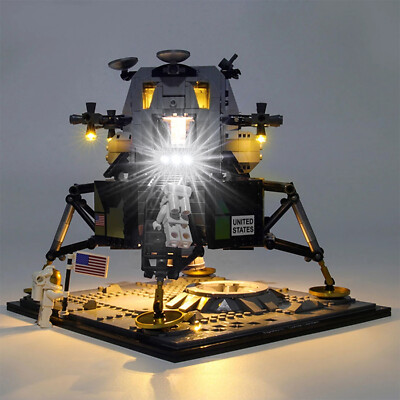 USB LED Licht Kit Für 10266 LEGO NASA Apollo 11 Lunar Lander Beleuchtungs DE 