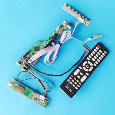 Fit LTN160AT02-002/H01 30P LVDS 1366x768 USB AV VGA HDMI 1-CCFL Controller Board
