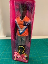 Barbie Fashionistas Ken Doll #203 W/Twisted Black Hair, Sport Jersey NRFB ❤️