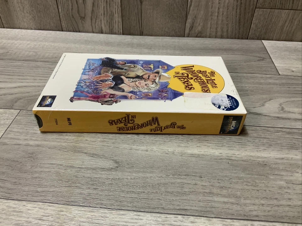 The Best Little Whorehouse In Texas VHS SEALED w/ Watermarks Dolly Parton MCA  - Image 4 of 4