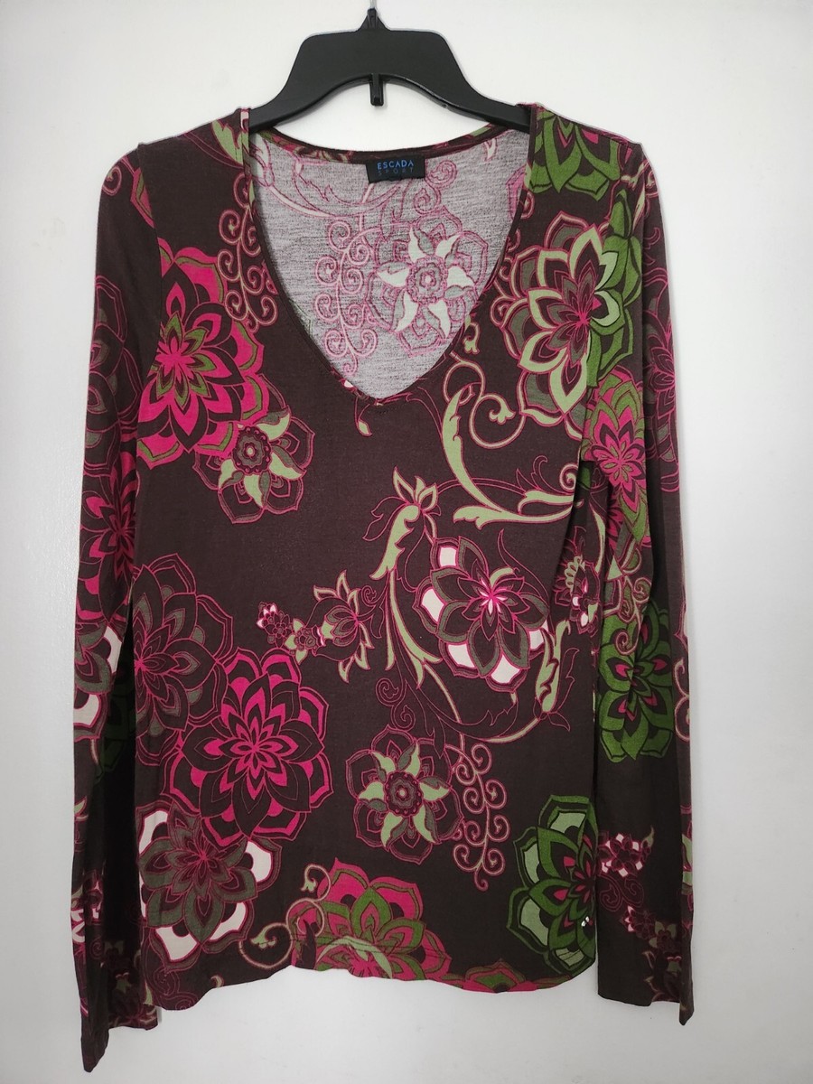 Escada Sport Top Womens Size Small 4/6 | eBay
