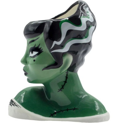 Kreepsville 666 Monster's Bride Ceramic Flower Vase Frankenbride NIB Horror Goth
