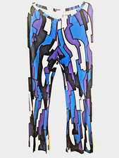 Emilio Pucci 100 Viscose Pants Size 44 It Made in Italy
