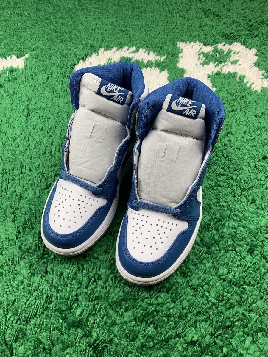 靴 Nike Air Jordan 1 High OG True Blue 27cm Amazon.com | Men's Jordan 1 Retro High OG True Blue/White
