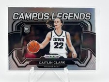 Caitlin Clark 2024-25 #5 Prizm Draft Picks Campus Legends Prizm (RC)