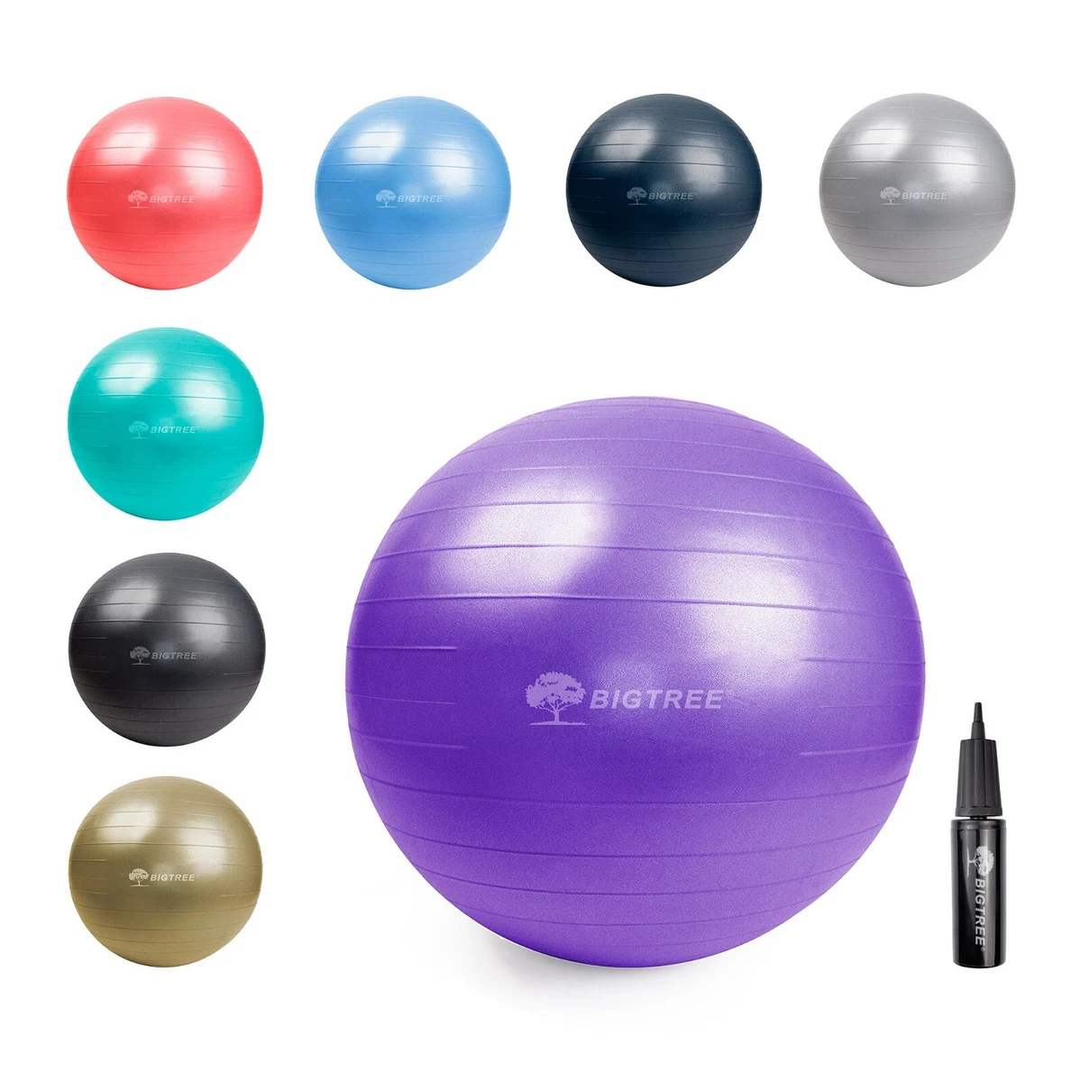 21.6 55 cm Yoga Ball Exercise Core Stability Strength Anti