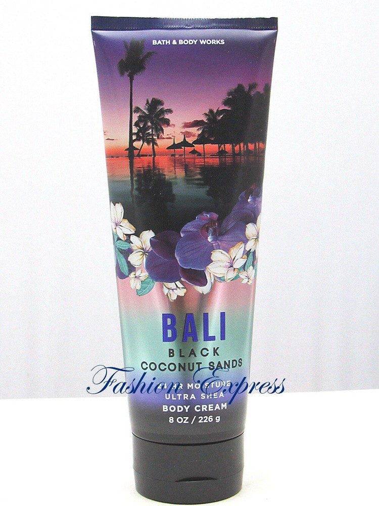 Bath & Body Works Bali Black Coconut Sands 8 oz Body Cream