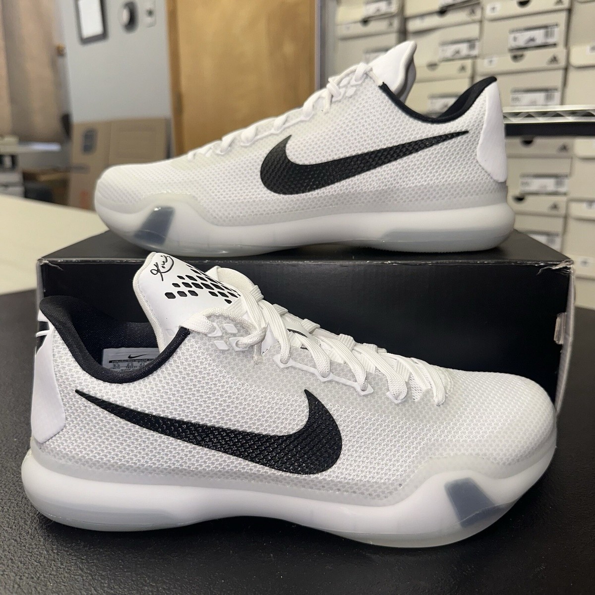 Nike KOBE10 30cm ※他サイトでも出品中 Nike Kobe 10 X Low Fundamentals White Black Size 15 Sneakers