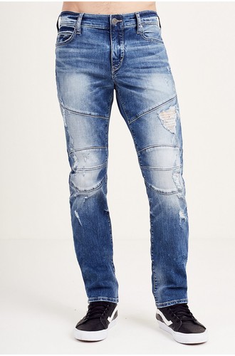Geno Biker Moto Slim Jeans 