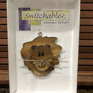 Lion Stained Glass Switchables Nightlight Cover; Ornament: Suncatcher - Bild 2 von 2