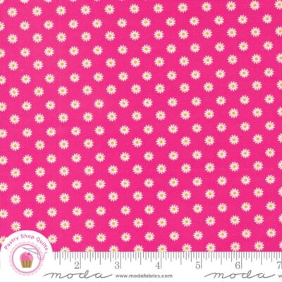 Moda VINTAGE SOUL 7439 20 Pink Daisie Floral CATHE HOLDEN Quilt Fabric