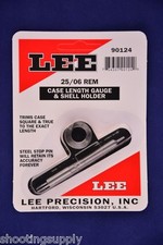 Lee 90124 Case Length Gauge & Shell Holder 25/06 Remington #90124