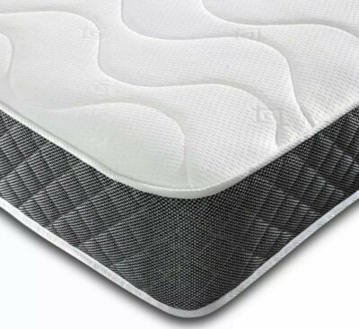 Neue weiße Schaumstoff Mikro gesteppte Federkernmatratze 18 cm tief - 2 Fuß 6 3 Fuß 4 Fuß 4 Fuß 6 5 Fuß 6 Fuß