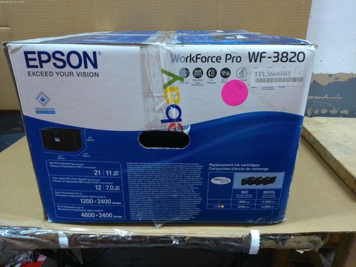 Epson WorkForce Pro WF-3820 Wireless All-in-One Printer - Picture 9 of 10