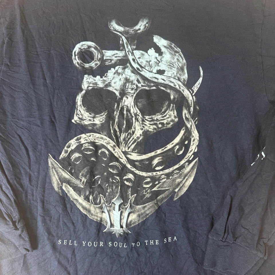 Camiseta negra Hooked Carpe Diem para hombre talla M del día Captain Hooks Key West Foto 4 de 4