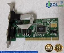StarTech PCI2S550 2 Port PCI Serial Adapter Card RS232 PC Motion Controller