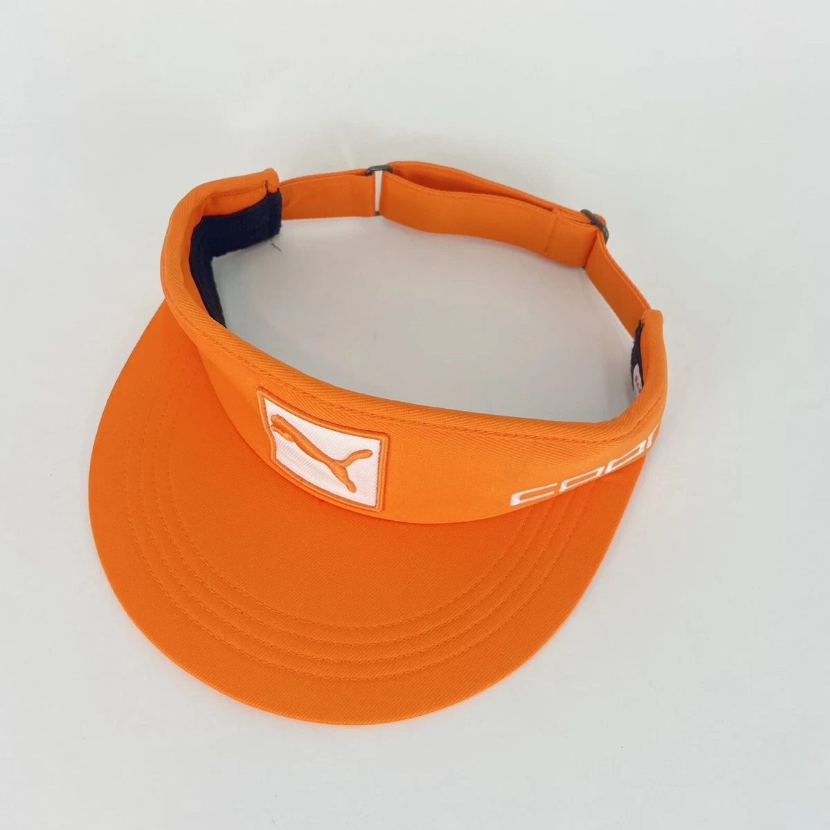 Orange top puma visor
