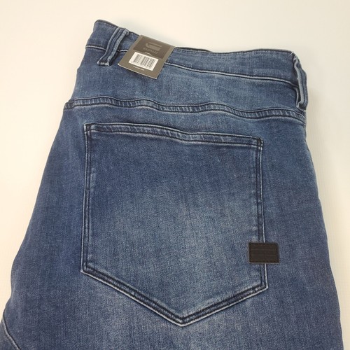 Jeans G-Star Raw Rackam 3D skinny fit super elasticizzato in vernice estrema uomo 38x34 - Foto 2 di 24
