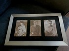 Humphrey Bogart 3 classic film images Framed Superb Film memorabilia Hollywood 