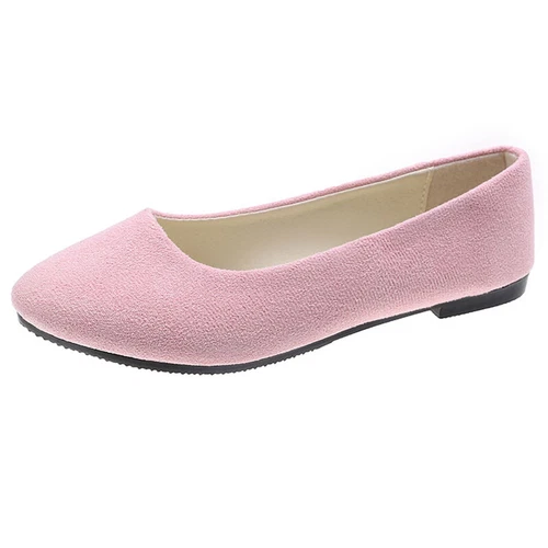 Ladies Dress Flats Slip On Pumps Dance Women Low Heel Cozy Shoes Casual Fashion - Bild 13 von 53