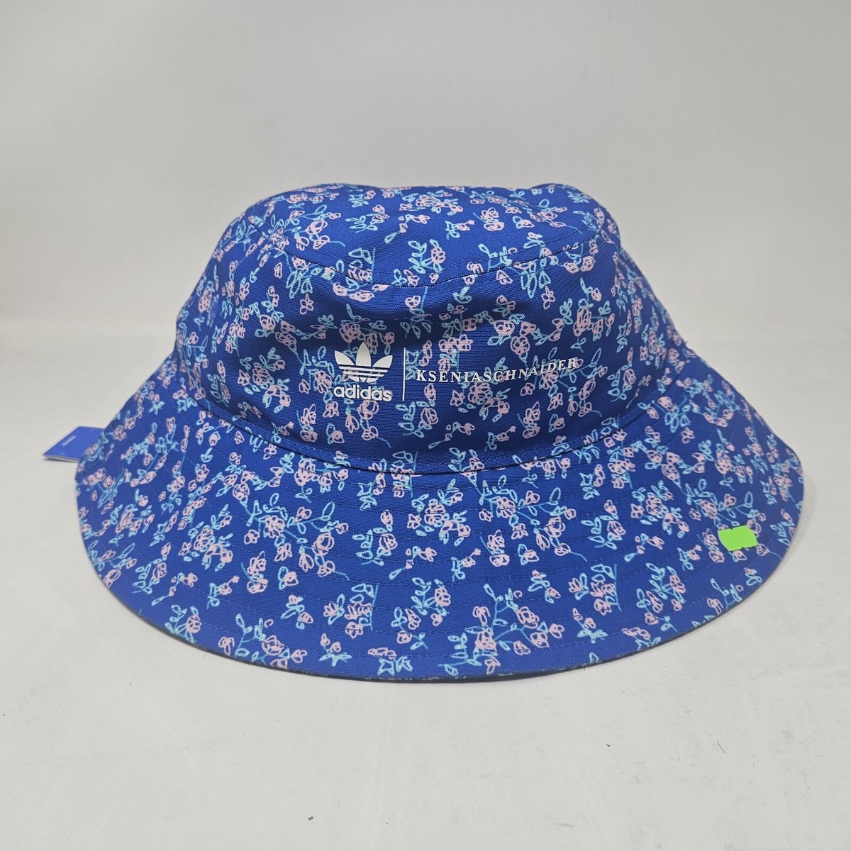Unisex Adidas Kseniaschnaider Blue Floral Bucket Hat Unisex Adidas Kseniaschnaider Blue Floral Bucket Hat
