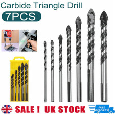 7Pcs Dry Diamond Drill Bits For Granite Tile Glass Porcelain Marble Ceramic Set