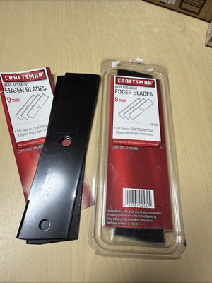 #ad Craftsman 85755 Edger Replacement Blades 3 Pk 2 Pk For 5 Total New $19.99