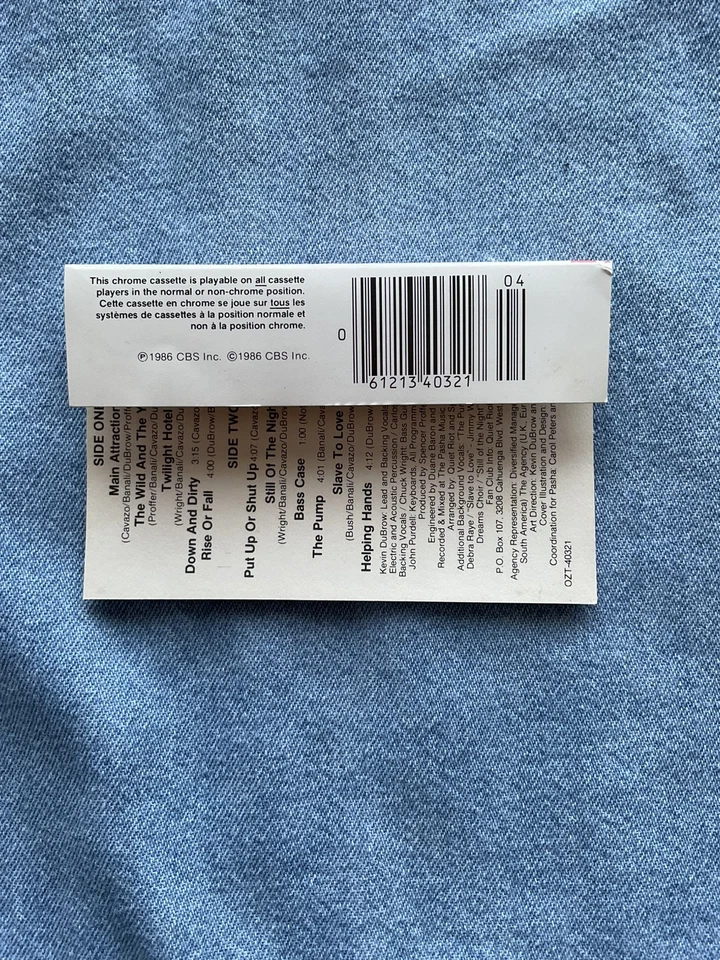 Quiet Riot- QR3 Cassette Tape - Image 2 of 4