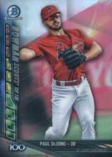 2017 Bowman Chrome Scouts Top 100 Update #BSUPDJ Paul DeJong - BB