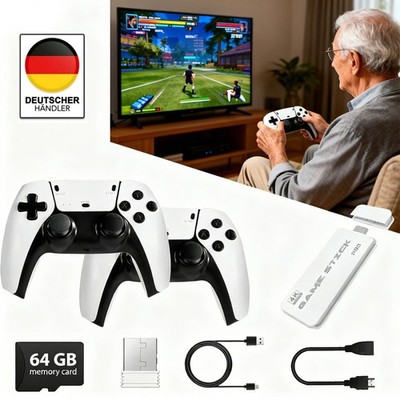 M15 Spielkonsole 4K TV Stick 64GB 20000 Retro Spiele mit Wireless Controller HOT