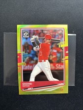 2020 Panini Donruss Optic Shohei Ohtani #118 Lime Green Prizm