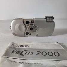 Minolta Vectis 2000 IX Date zoom 22.5 - 45 MM APS Camera  Manual