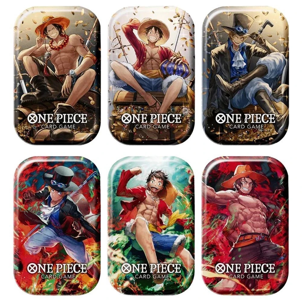 One Piece Card Game Mini-tin Pack Set Vol.1 Asian Limited - Set of 6 Mini Tins