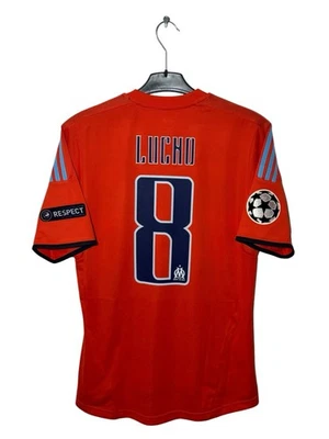 ADIDAS OM 2011-2012 UCL AWAY LUCHO #8 CAMISETA JERSEY TRIKOT MAILLOT MAGLIA S - Photo 1/4